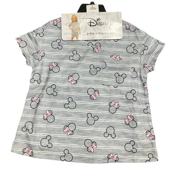 Disney Girl’s Pajamas Sleepwear Set Gray Size 5 NWT - Picture 1 of 7